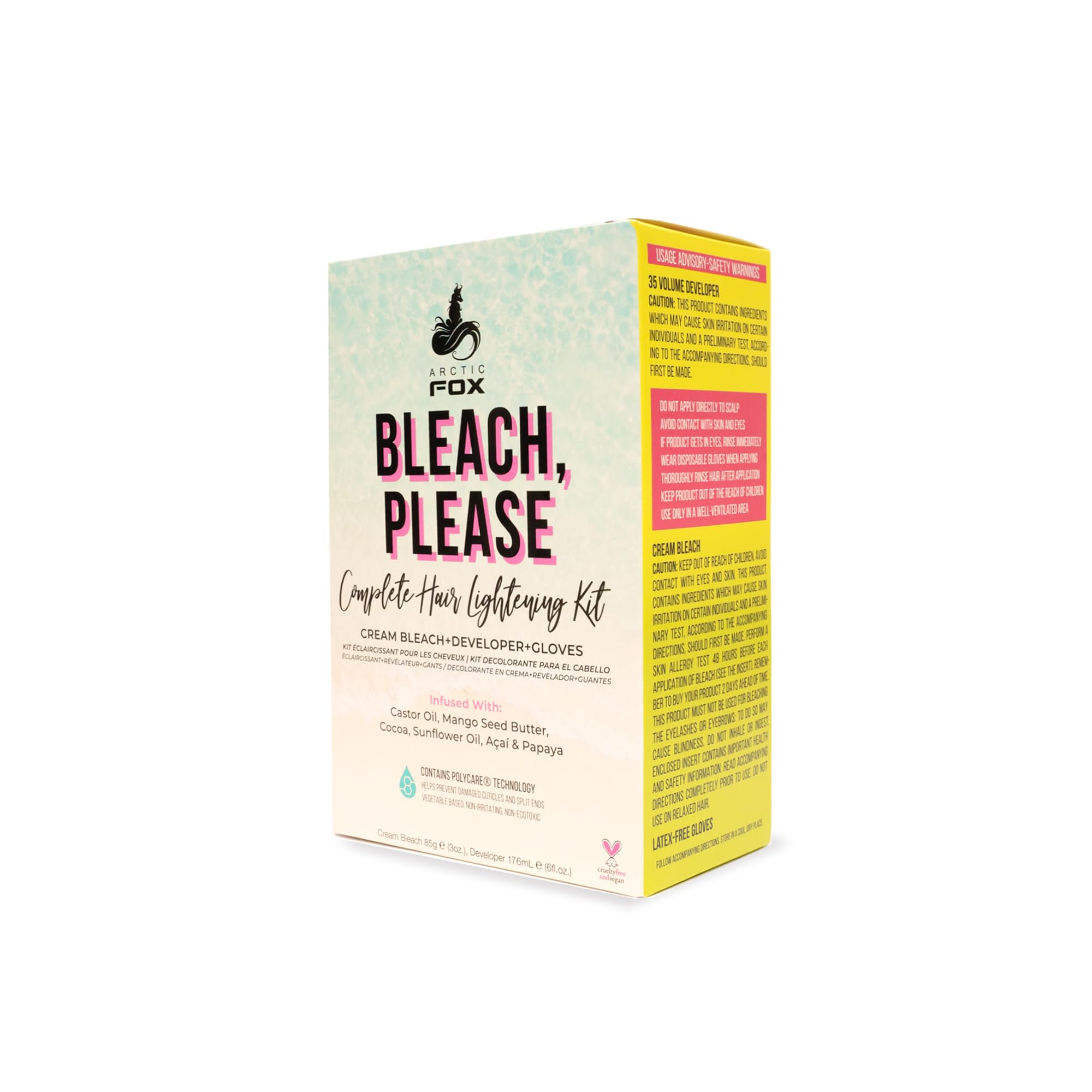 Amazon.com: ARCTIC FOX Bleach Please Hair Lightening Kit Cream